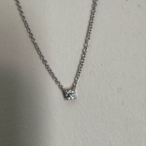 Boni Levy 18K White Gold Necklace with Diamond Pendant